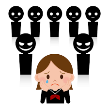 image of a woman with faces behind her referring to an emotional toll