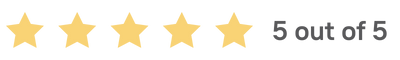 5 our of 5 stars review