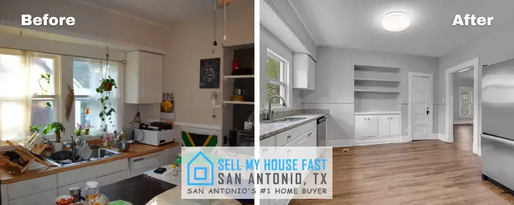Sell My House Fast San Antonio TX Before and After