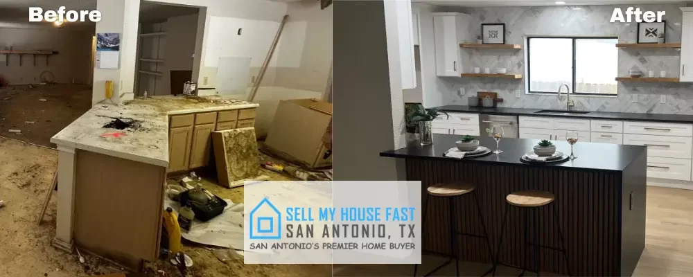 Before and After - Sell My House Fast San Antonio TX