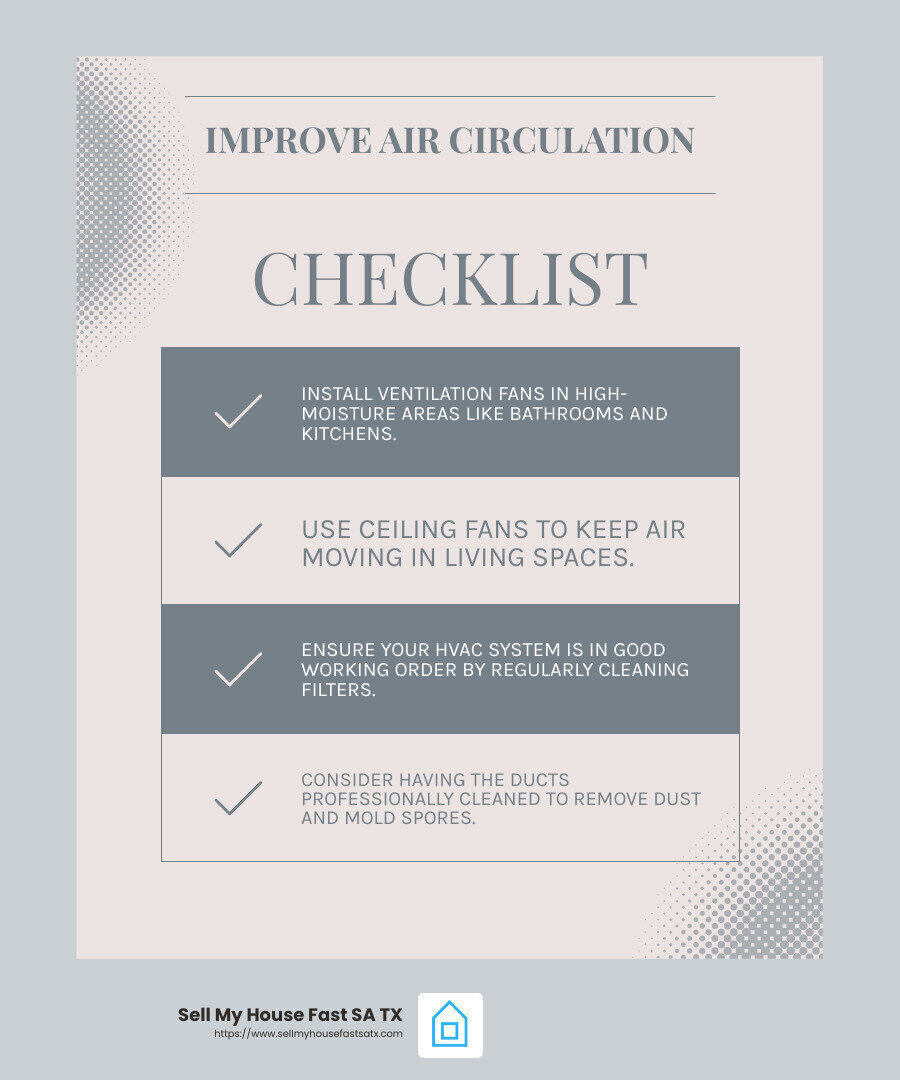 Steps to Get Rid of Musty Smell - how to get rid of musty smell in house infographic infographic-line-5-steps