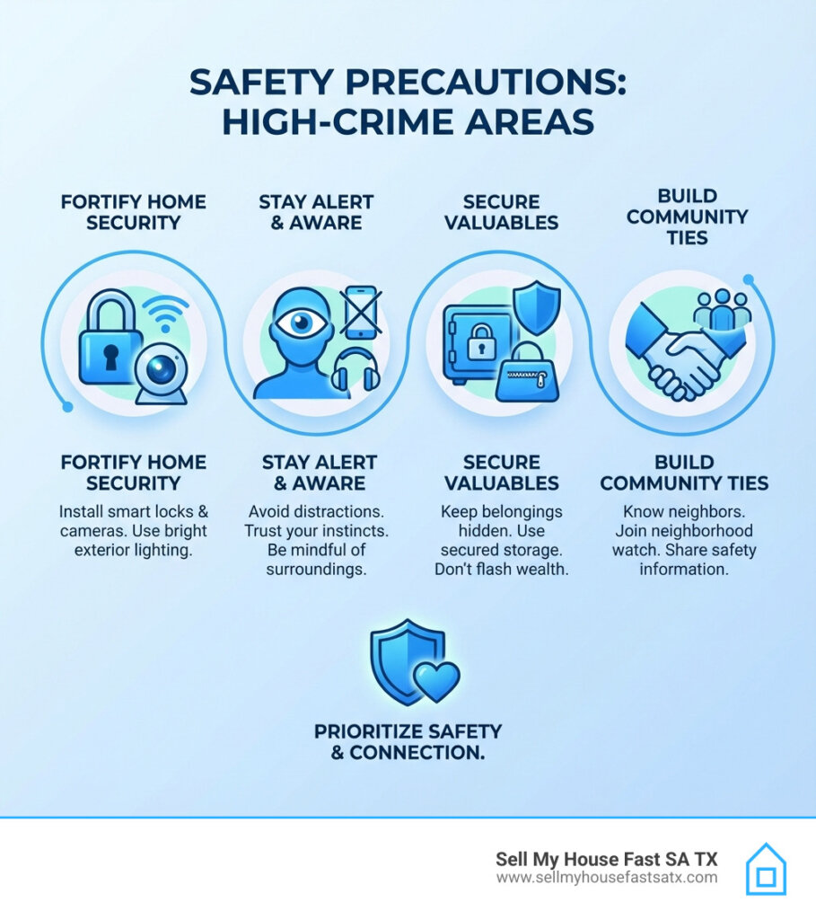 safety precautions to have in san antonio neighborhoods