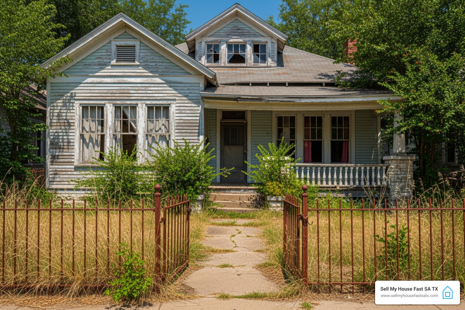 San Antonio house needing repairs - ugly house buyers