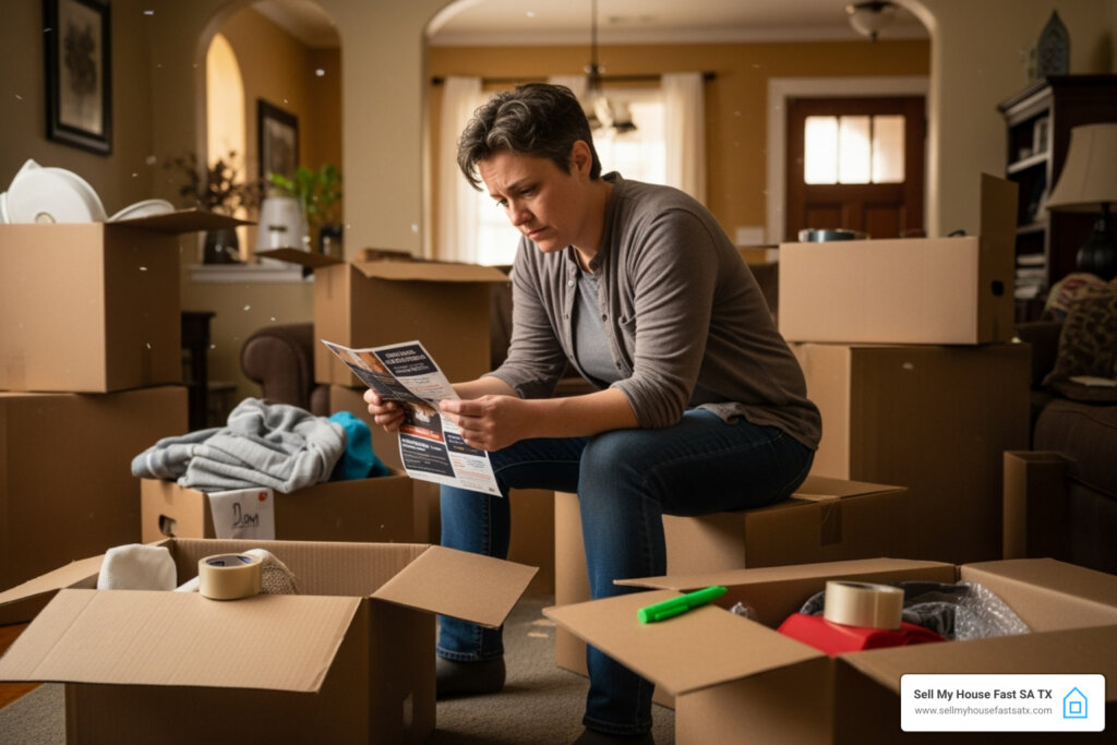 San Antonio homeowner stressed about selling house for job relocation - selling house for job relocation
