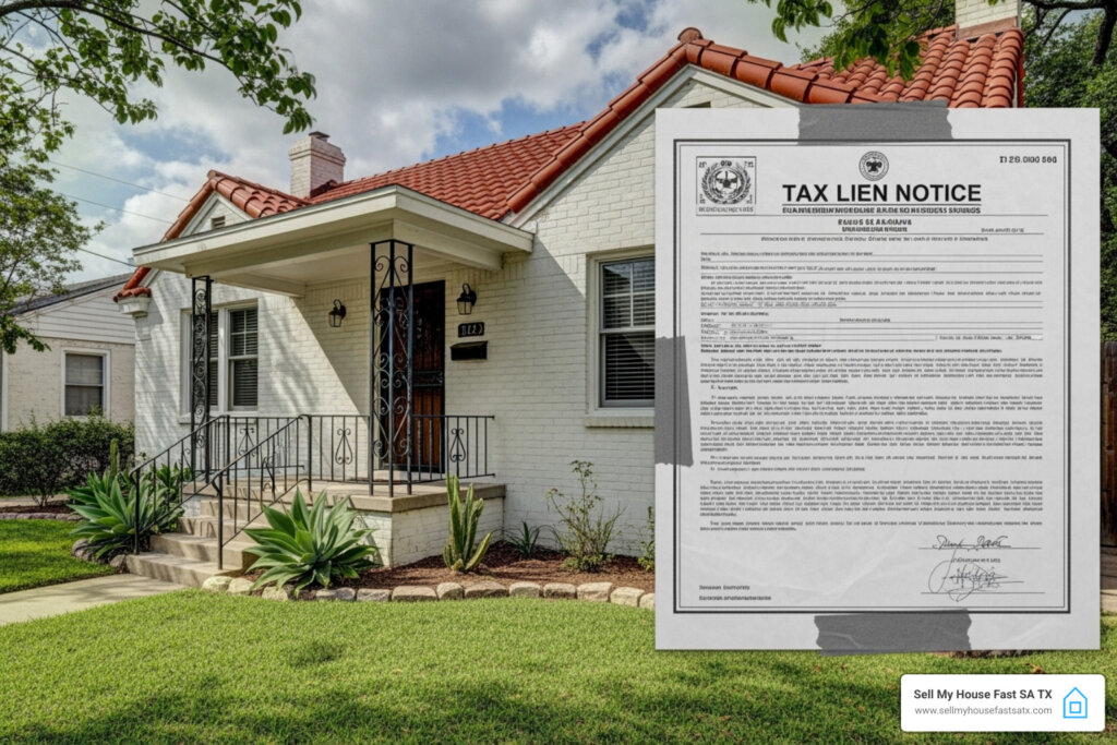 San Antonio House with a Tax Lien | How to sell a house with a tax lien