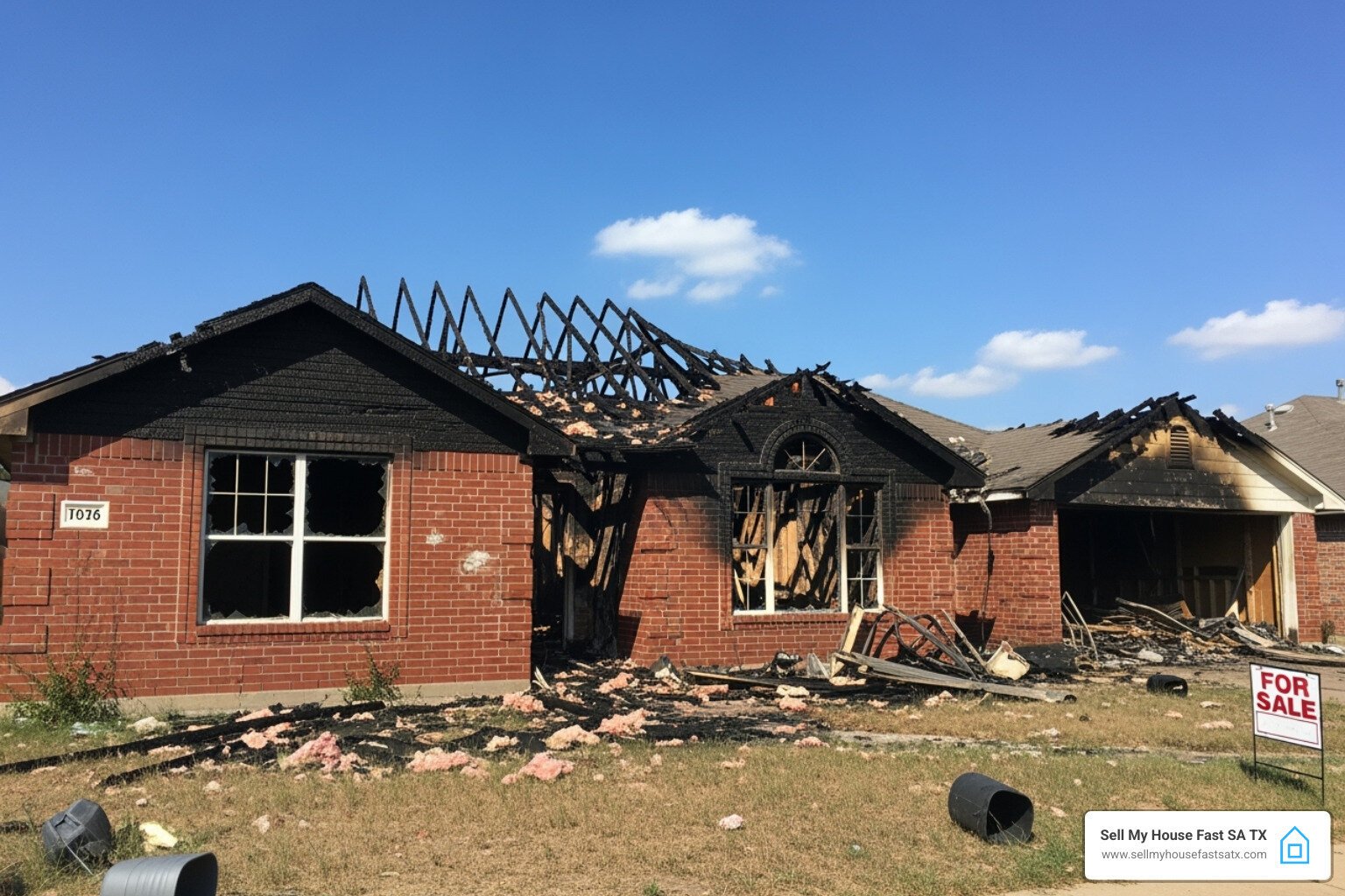Fire damaged house - sell my fire damaged house san marcos texas