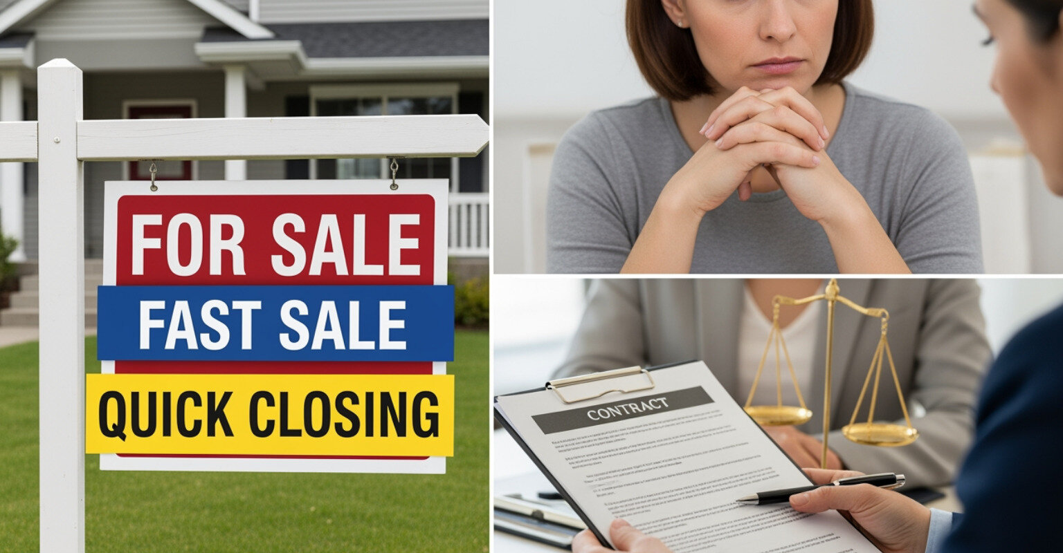 A homeowner reviewing a foreclosure notice in San Antonio, TX - sell my house fast foreclosure