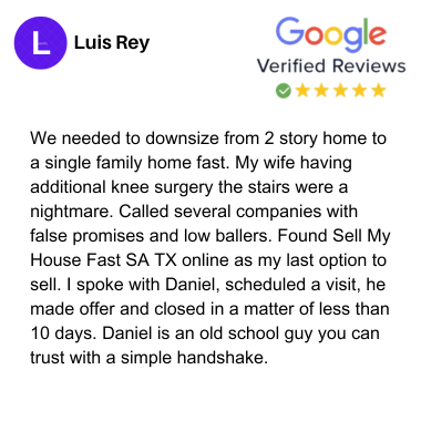 Cash Buyer Reviews San Antonio
