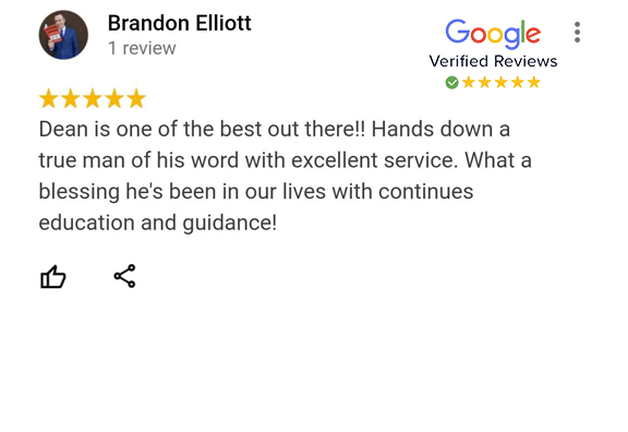Google Review - Brandon Elliott