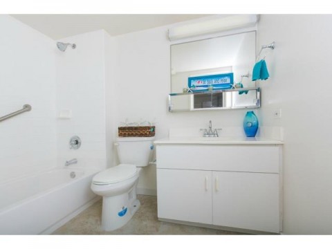 1448 Young Street 406 Bathroom - Honolulu Condo