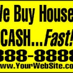 We Buy Houses Charleston WV sign