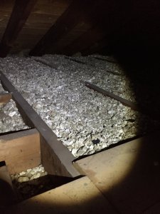 Vermiculite in one of our fixer uppers