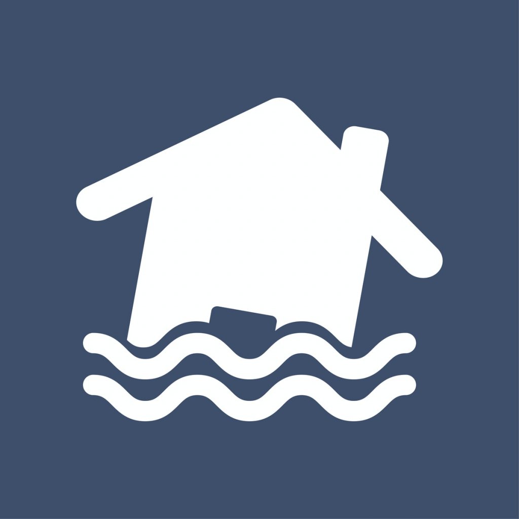 Flood damage house