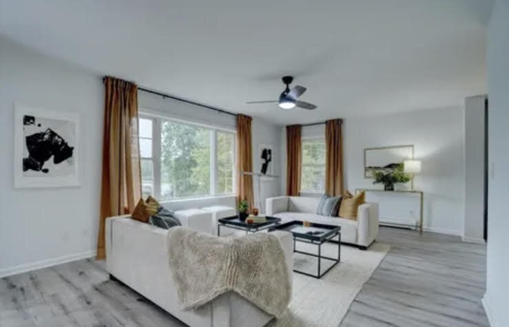 We buy houses in nj living room after renovations