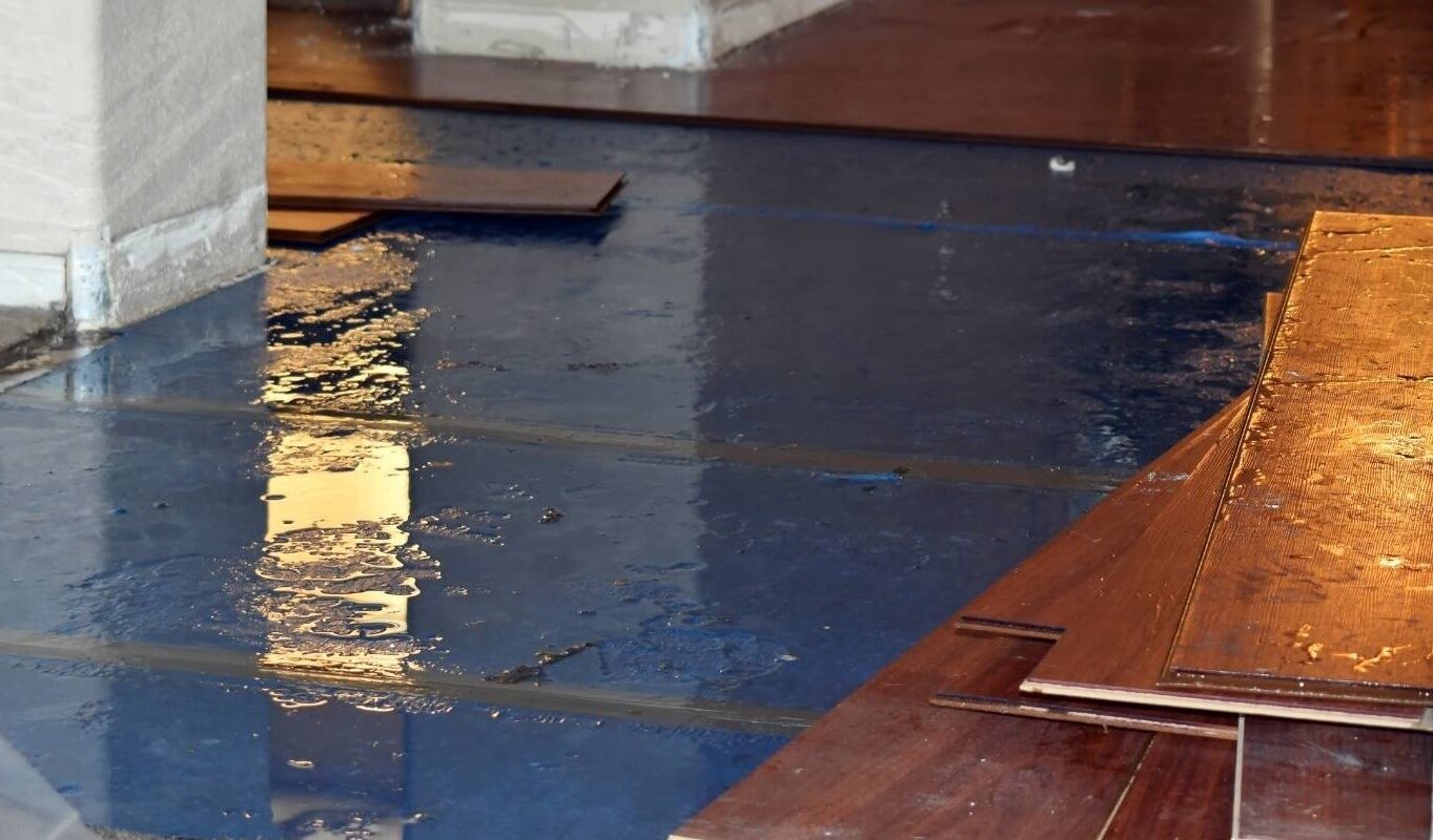 Water damage house in New Jersey