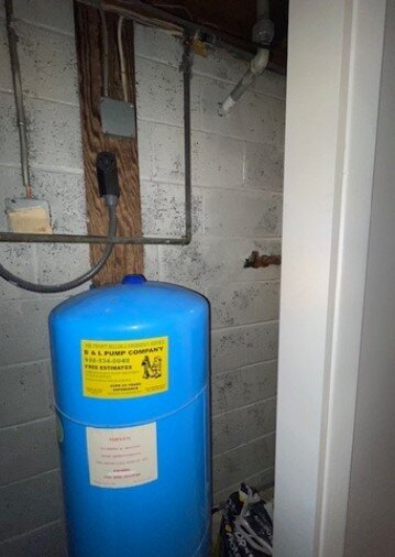 Well water tank from a house in NJ 