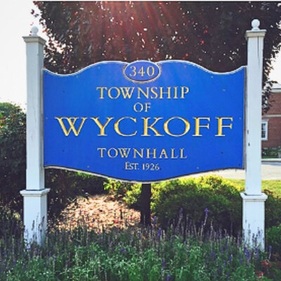 Township of Wyckoff NJ sign in Bergen County