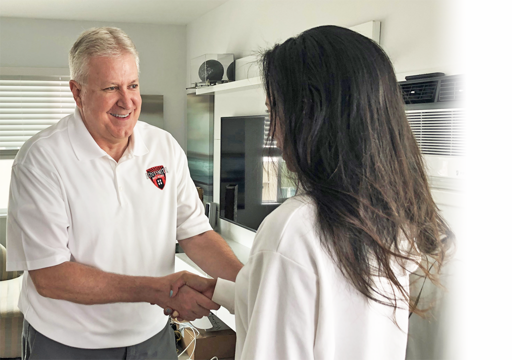 Handshake with Homesmith Group | Homesmith Group Buys Houses Southern California | 1-855-HOMESMITH