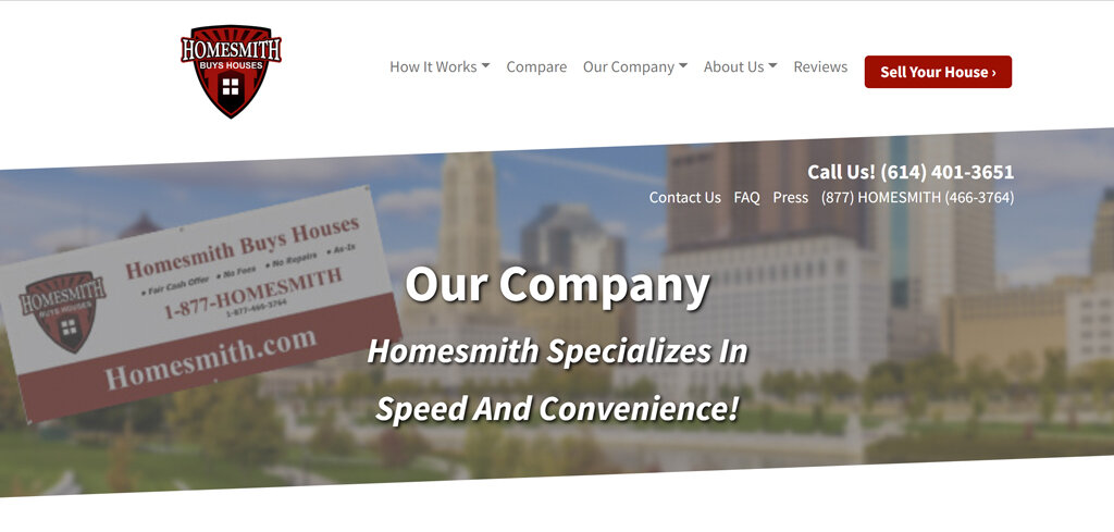 learn about our company | homesmith-buys houses in ohio