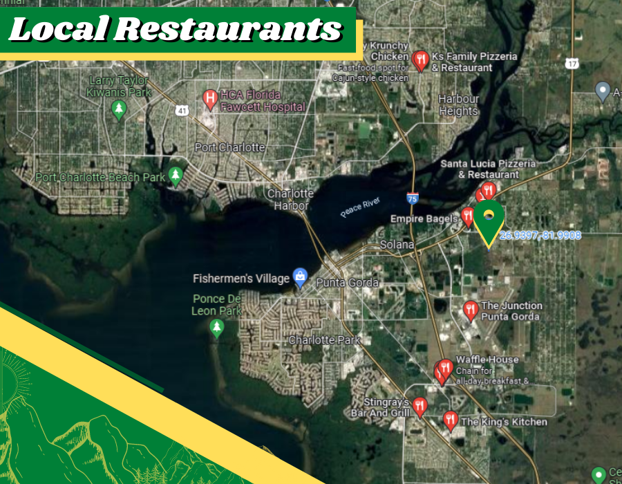 locql restaurants in map