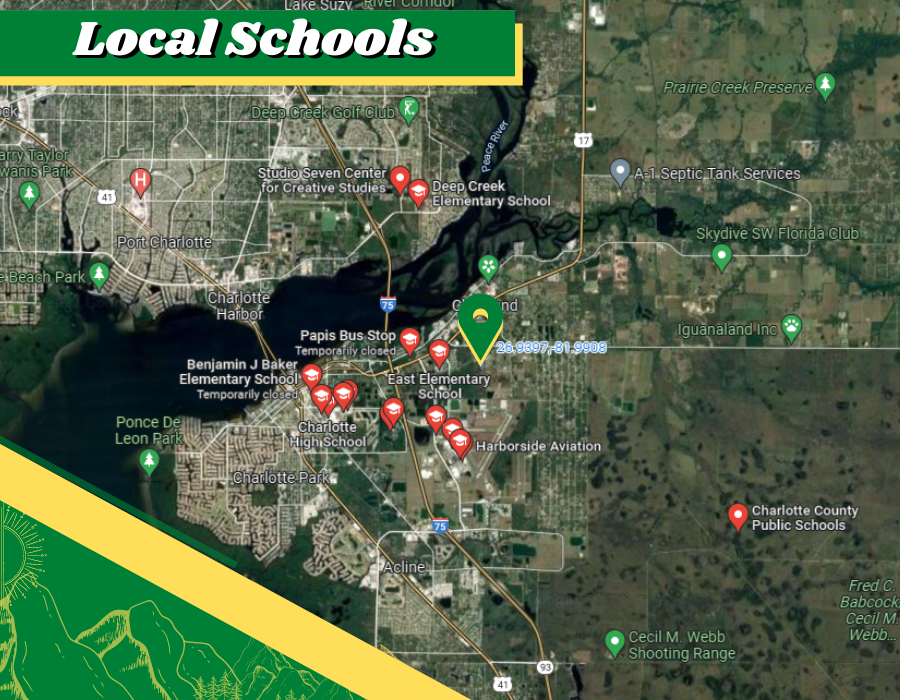 local schools in map