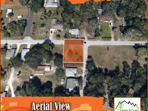 aerial view of property on map