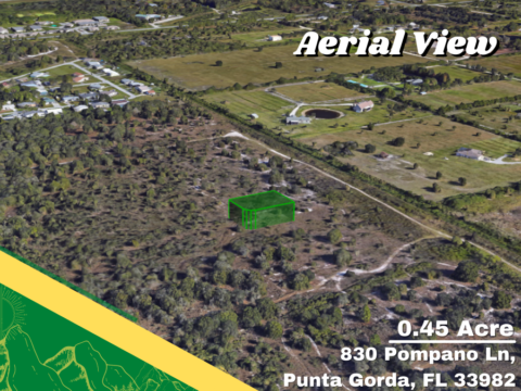 aerial view of avlbl property