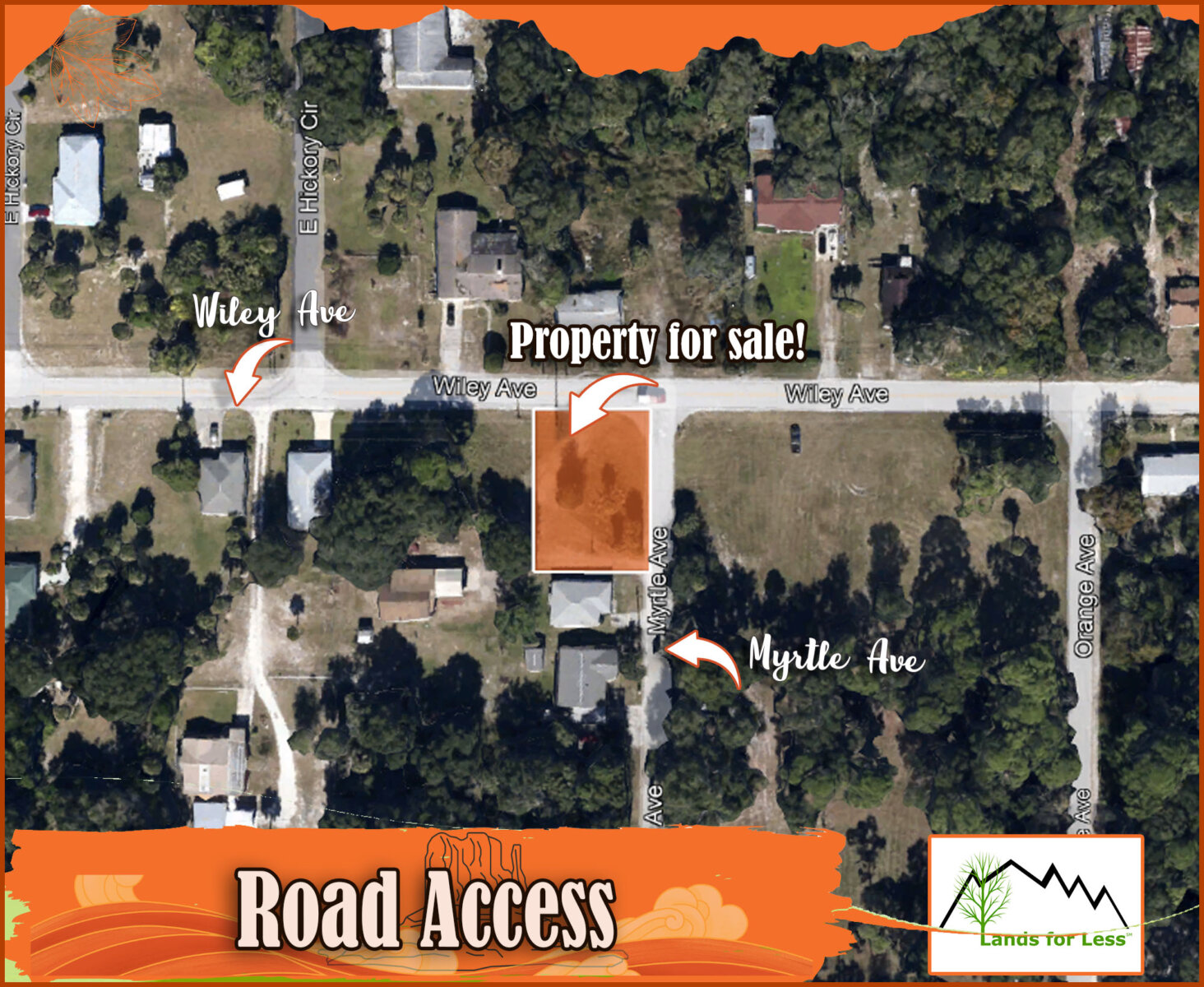 road access of property for sale