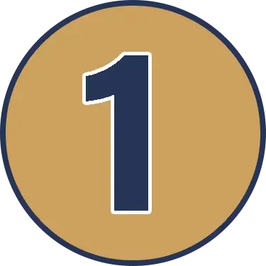 Number 1 Yellow and Blue