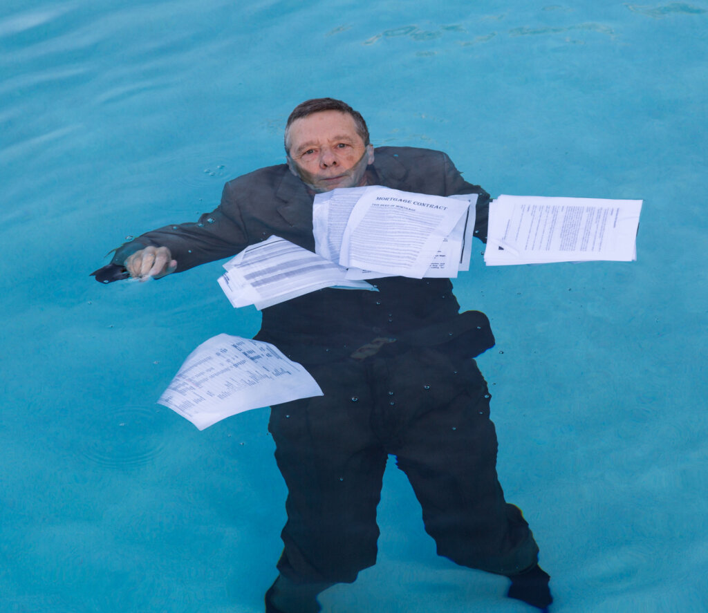Man underwater
