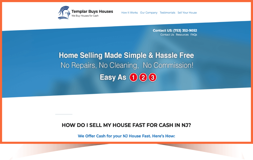 Sell my house fast in NJ step 1