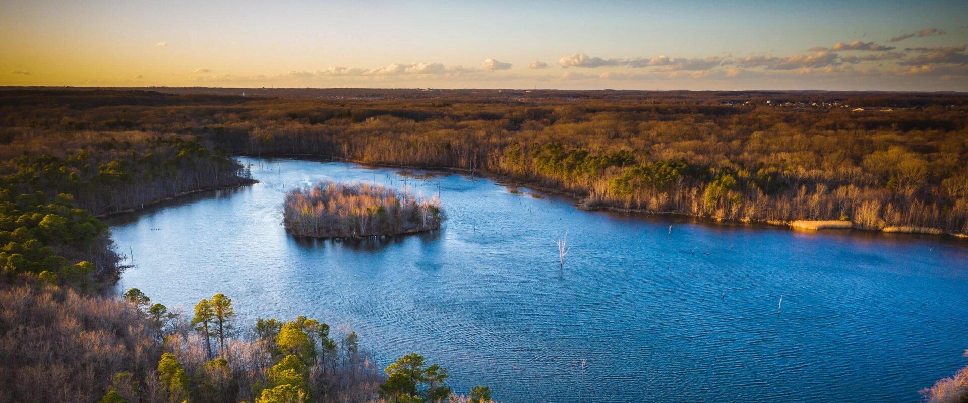 Scenic View of Lake in Howell New Jersey