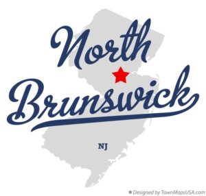 Map of North Brunswick New Jersey