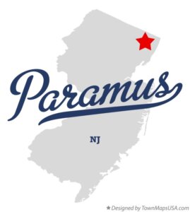 Map of Paramus New Jersey