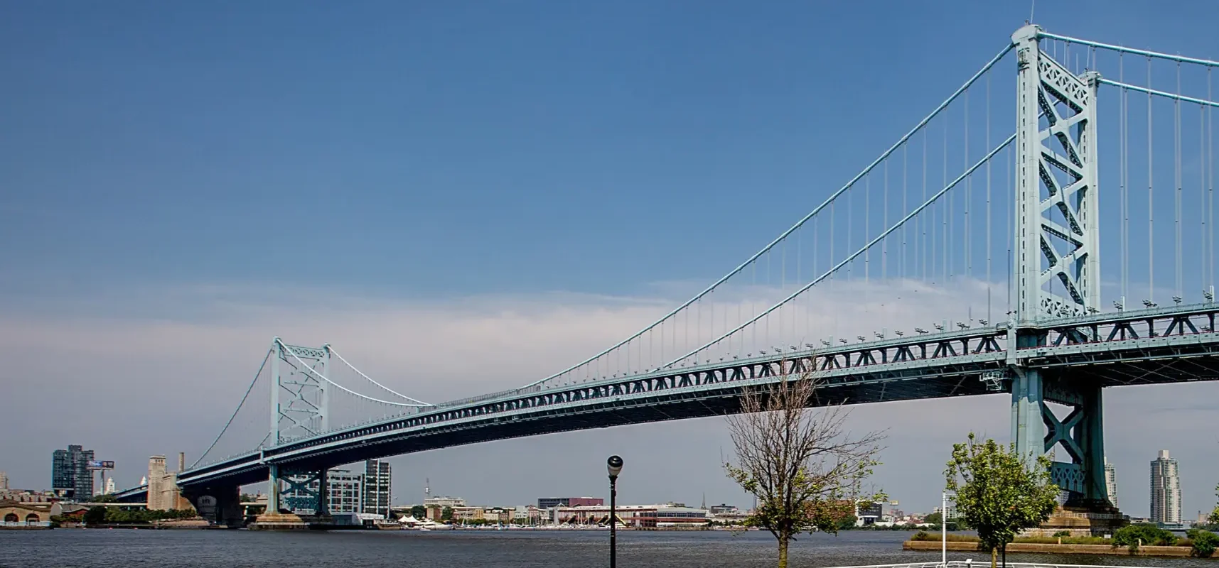Waterfront view in Camden New Jersey