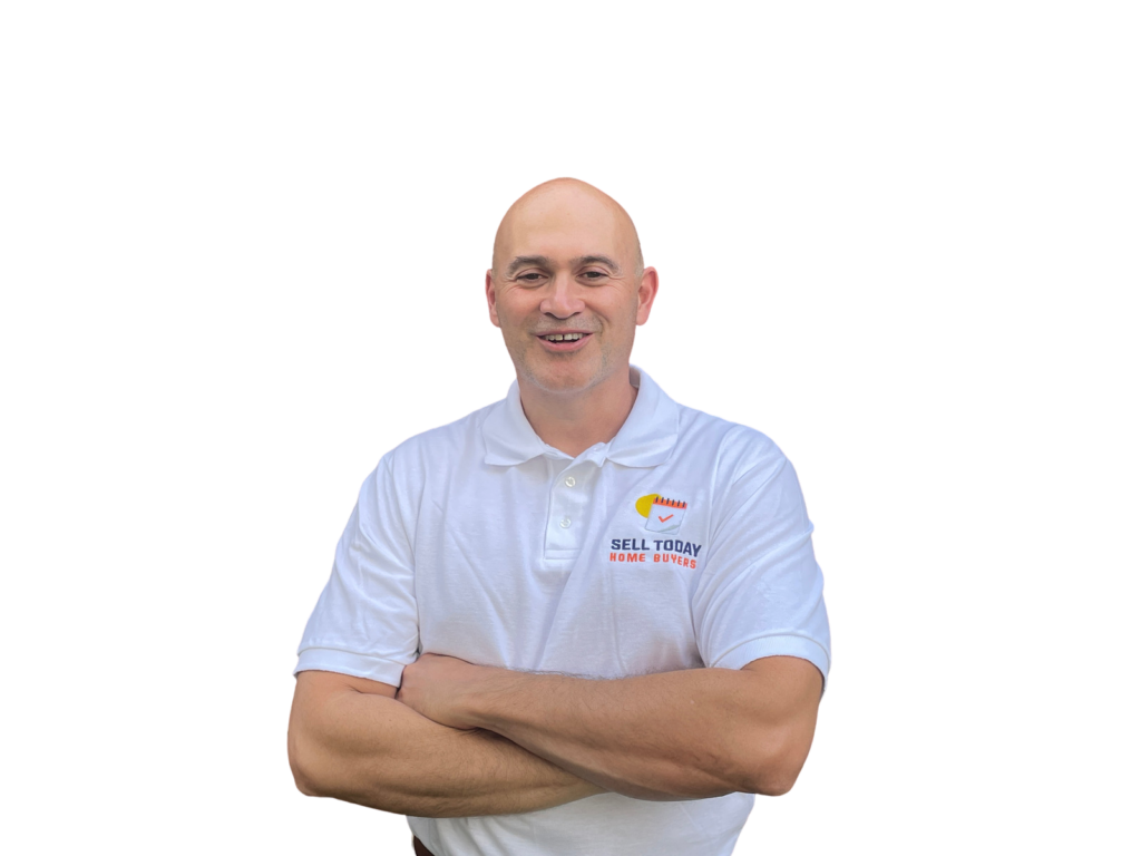 house buyer with polo shirt