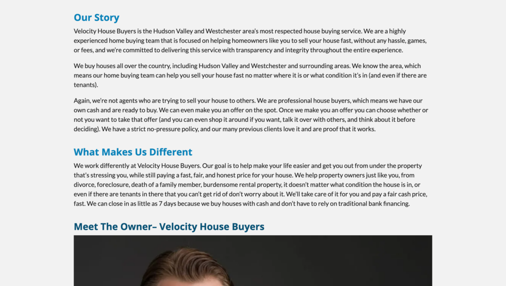 Learn About Velocity House Buyers
