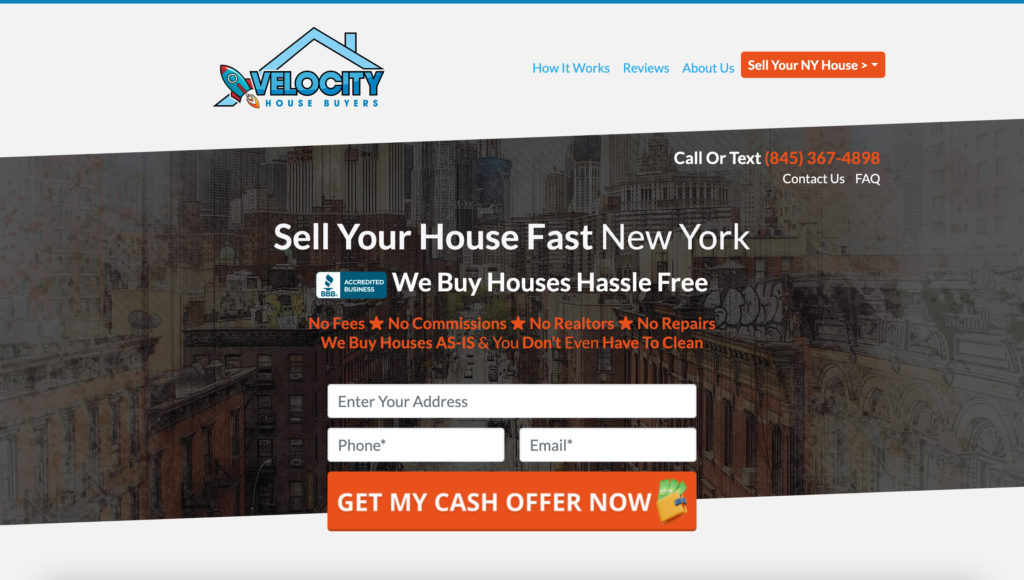 Request an All Cash Offer Today