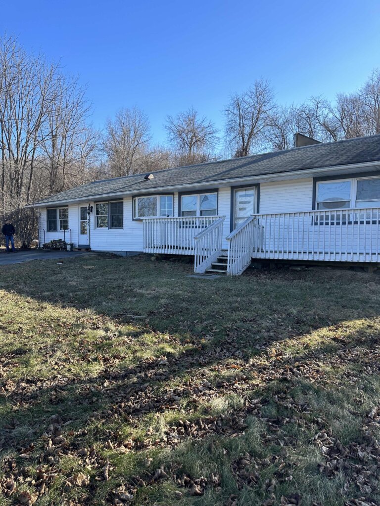 A house in New York State that we bought fast for cash.