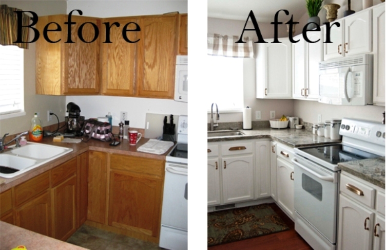 cheap upgrades to sell your house fast - painted cabintes - we buy nky houses