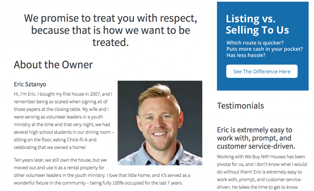 credible we buy houses companies in nky and cincinnati - we buy nky houses about us page
