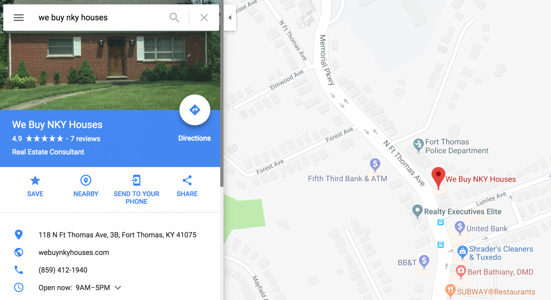 we buy nky houses 5 star Google reviews