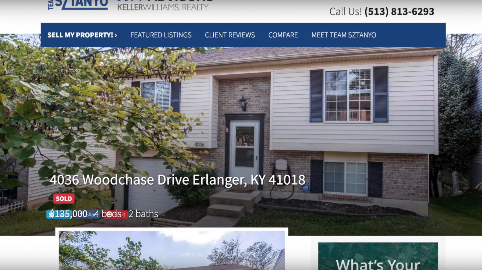 sold house in Erlanger KY when cash offer was not enough