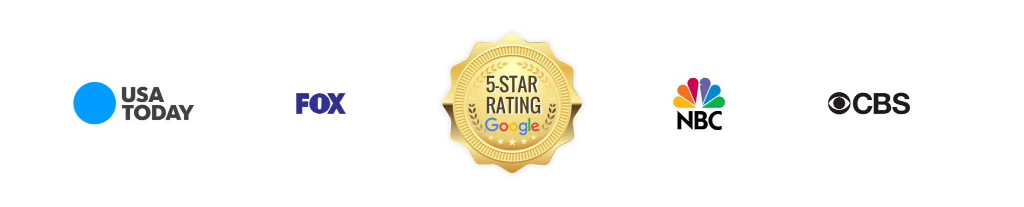 As Seen On: USA Today, FOX, NBC, CBS — Google 5-Star Rated