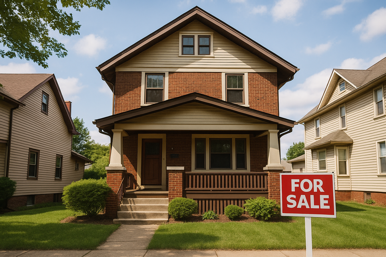 Older Cleveland Ohio home for sale in need of updates