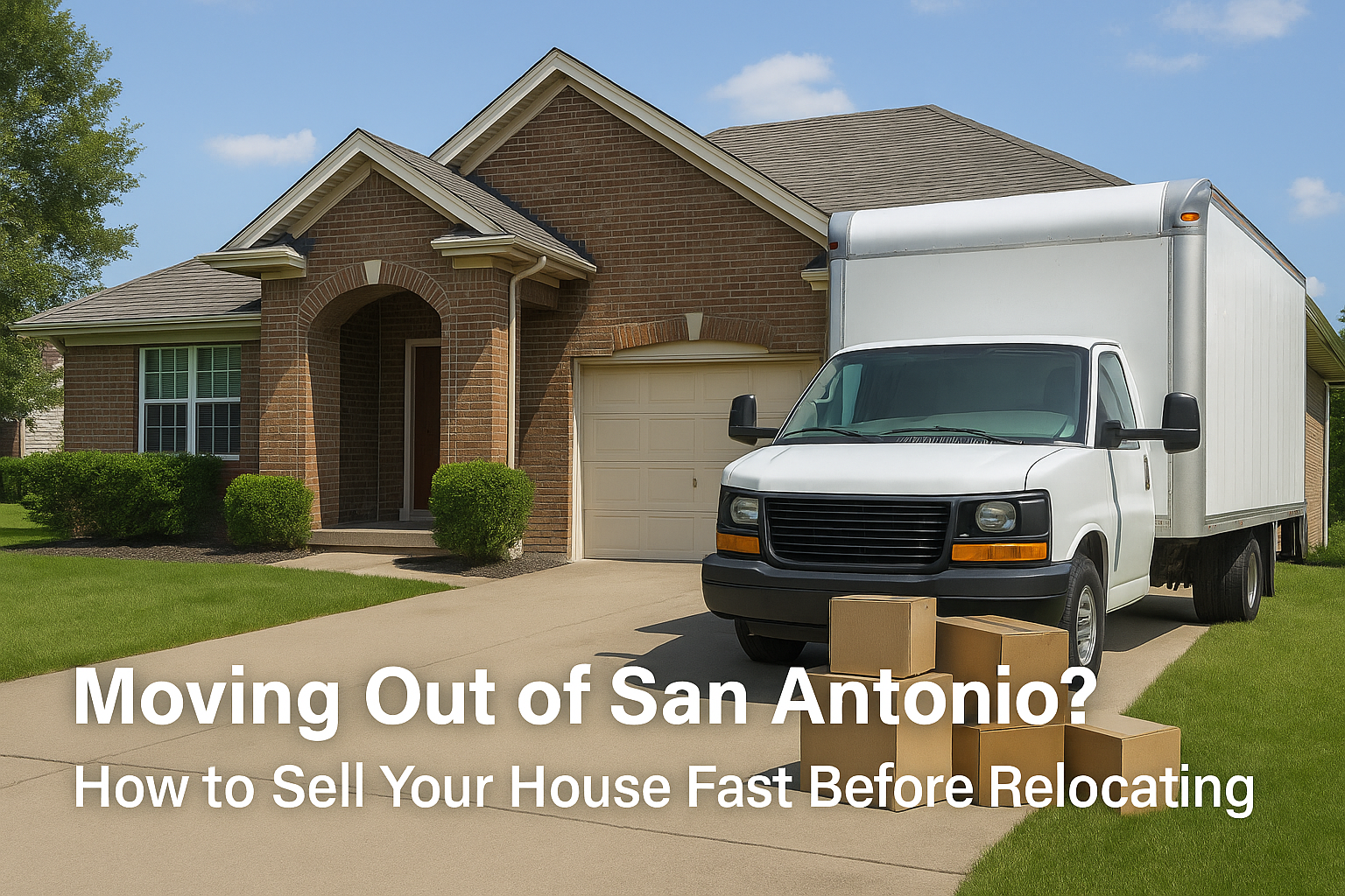 Moving out of San Antonio and selling a house fast