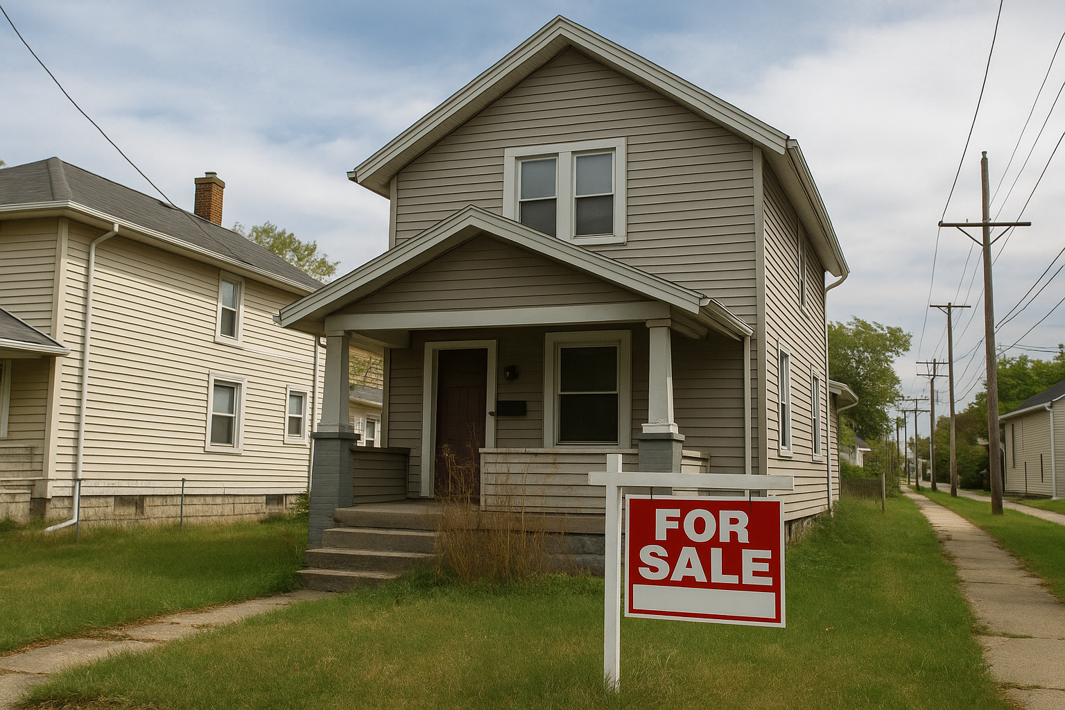 East Toledo Ohio vacant house for sale
