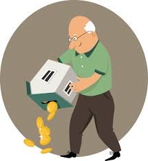 Older gentleman using a reverse mortgage