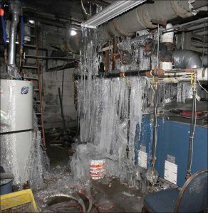 Frozen pipes in Baltimore can result in a flooded house