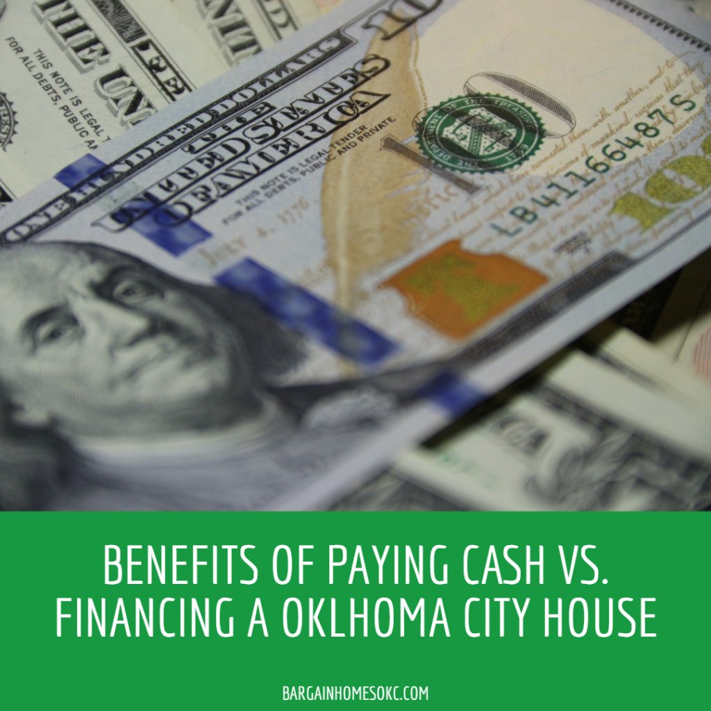 Benefits of paying cash vs financing